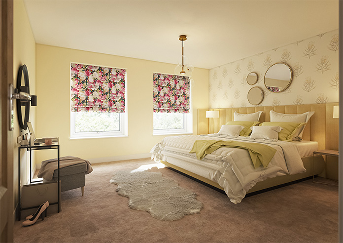 Lucy, Fuchsia - Roman Blind - Image 6